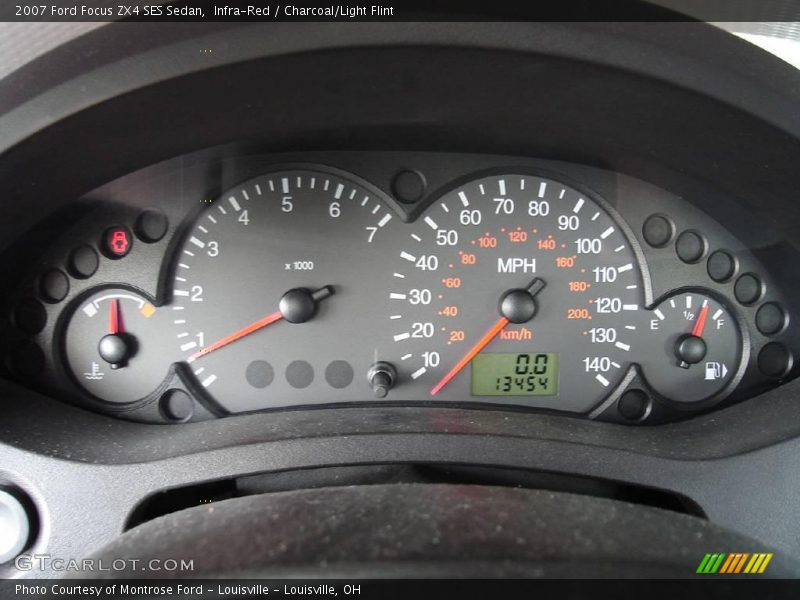Infra-Red / Charcoal/Light Flint 2007 Ford Focus ZX4 SES Sedan