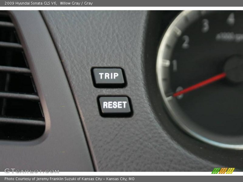 Willow Gray / Gray 2009 Hyundai Sonata GLS V6