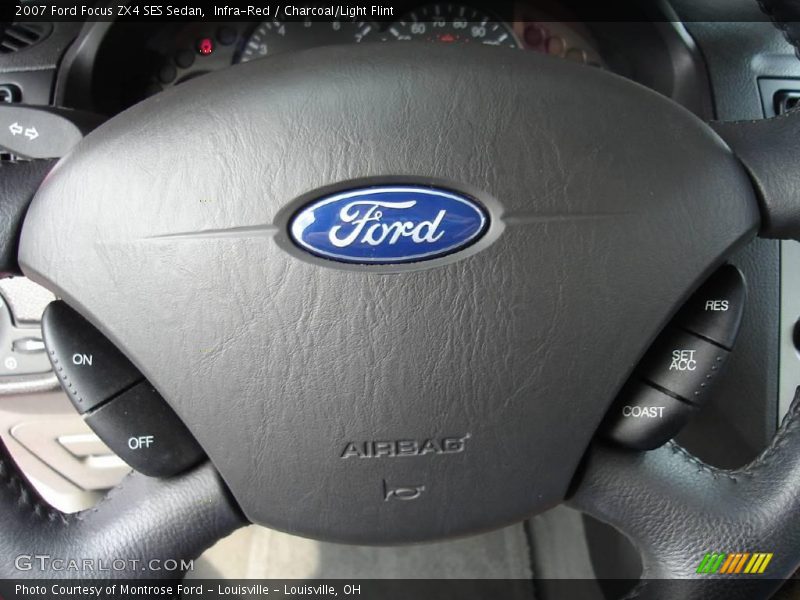 Infra-Red / Charcoal/Light Flint 2007 Ford Focus ZX4 SES Sedan