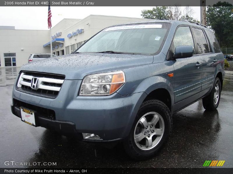 Steel Blue Metallic / Gray 2006 Honda Pilot EX 4WD