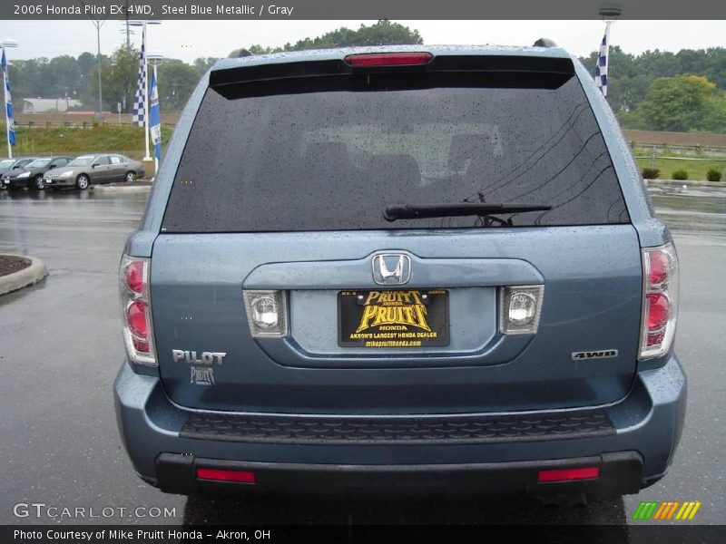 Steel Blue Metallic / Gray 2006 Honda Pilot EX 4WD