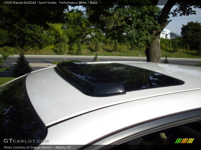 Performance White / Black 2008 Mazda MAZDA6 i Sport Sedan