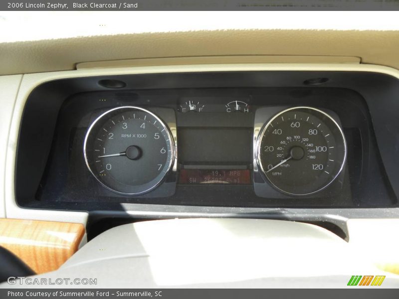 Black Clearcoat / Sand 2006 Lincoln Zephyr