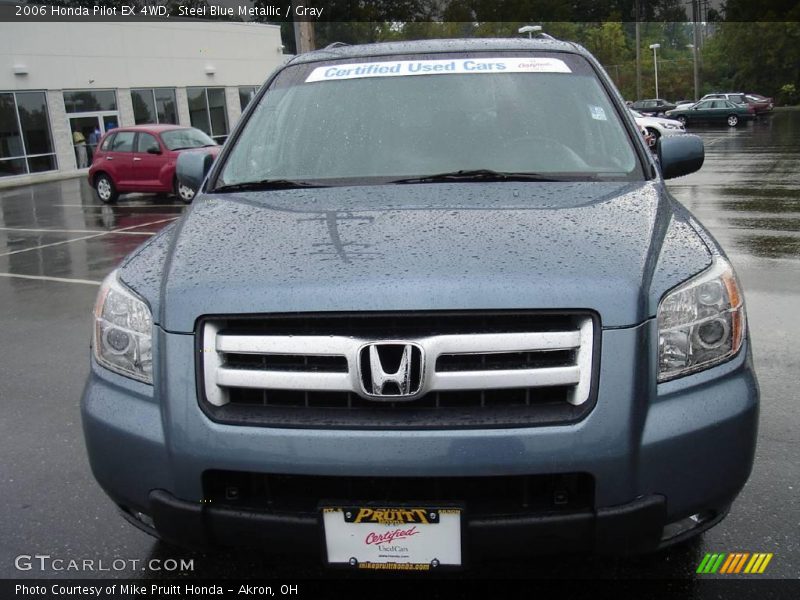 Steel Blue Metallic / Gray 2006 Honda Pilot EX 4WD