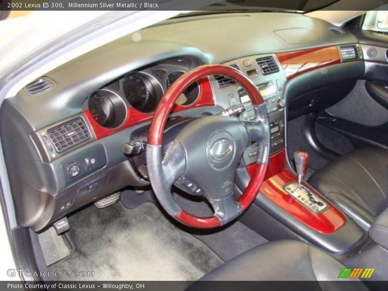 Millennium Silver Metallic / Black 2002 Lexus ES 300