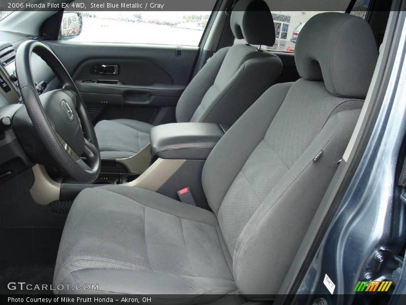 Steel Blue Metallic / Gray 2006 Honda Pilot EX 4WD