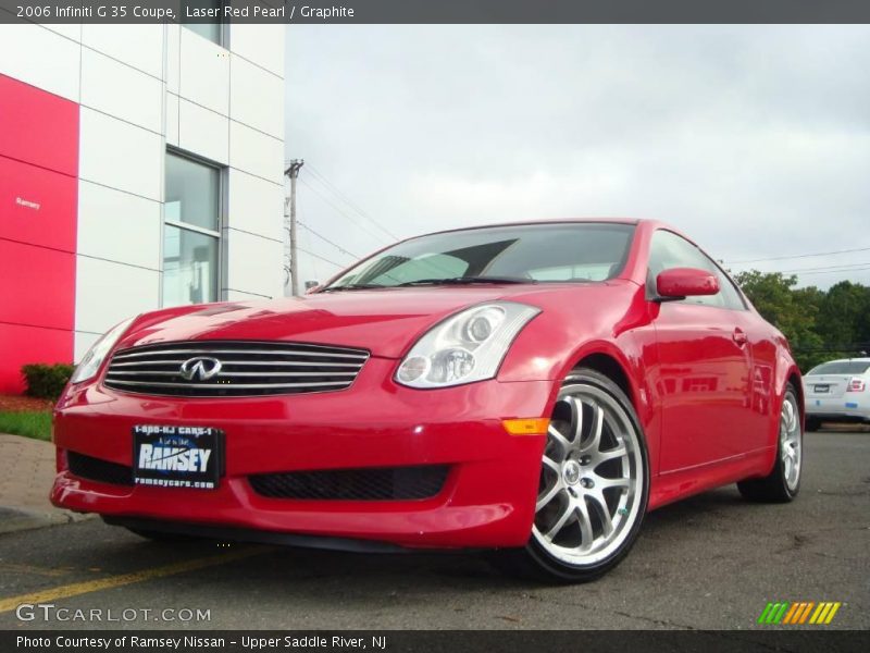 Laser Red Pearl / Graphite 2006 Infiniti G 35 Coupe