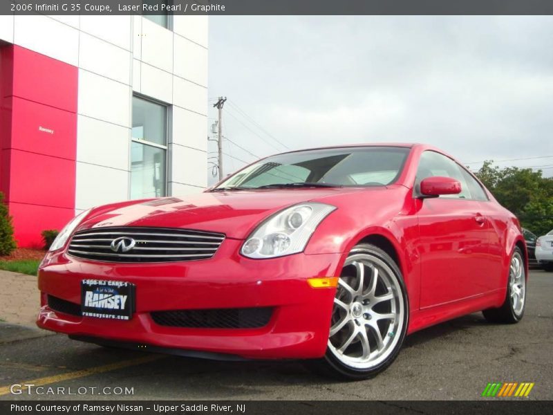 Laser Red Pearl / Graphite 2006 Infiniti G 35 Coupe