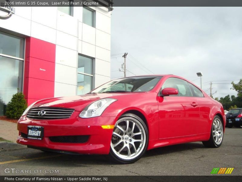 Laser Red Pearl / Graphite 2006 Infiniti G 35 Coupe