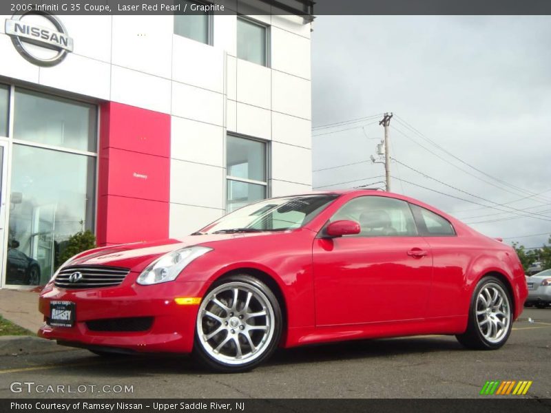 Laser Red Pearl / Graphite 2006 Infiniti G 35 Coupe