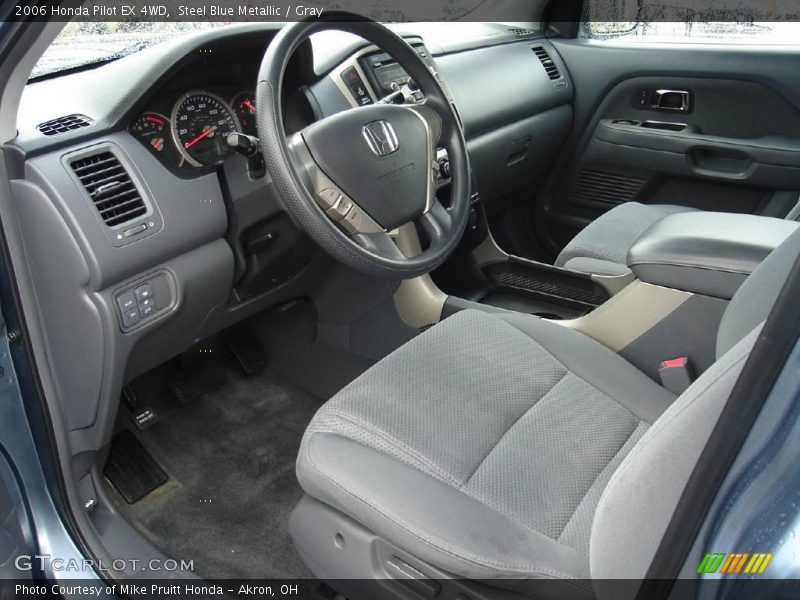 Steel Blue Metallic / Gray 2006 Honda Pilot EX 4WD
