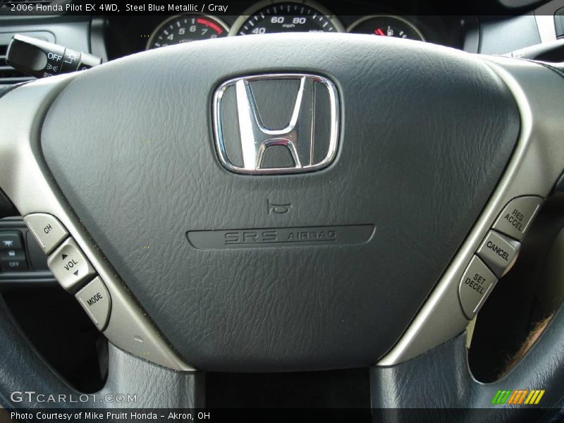 Steel Blue Metallic / Gray 2006 Honda Pilot EX 4WD