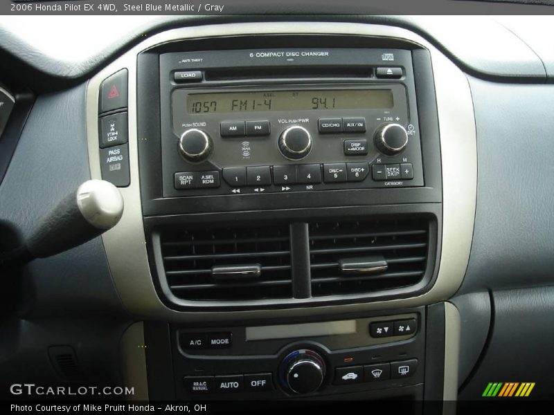 Steel Blue Metallic / Gray 2006 Honda Pilot EX 4WD