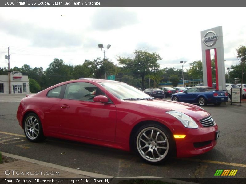 Laser Red Pearl / Graphite 2006 Infiniti G 35 Coupe