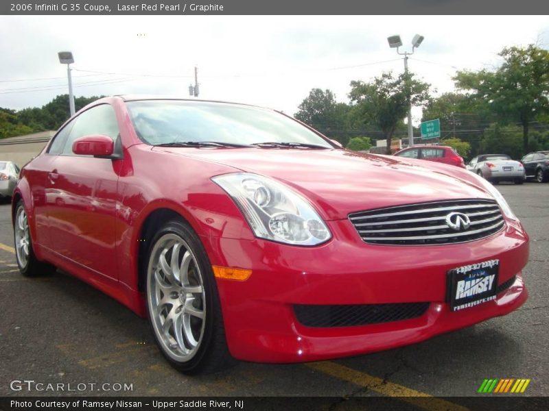 Laser Red Pearl / Graphite 2006 Infiniti G 35 Coupe
