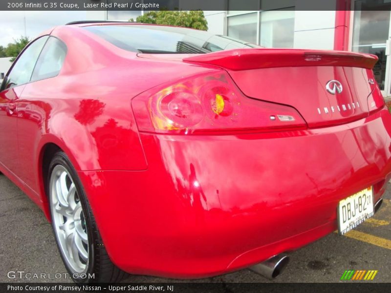 Laser Red Pearl / Graphite 2006 Infiniti G 35 Coupe