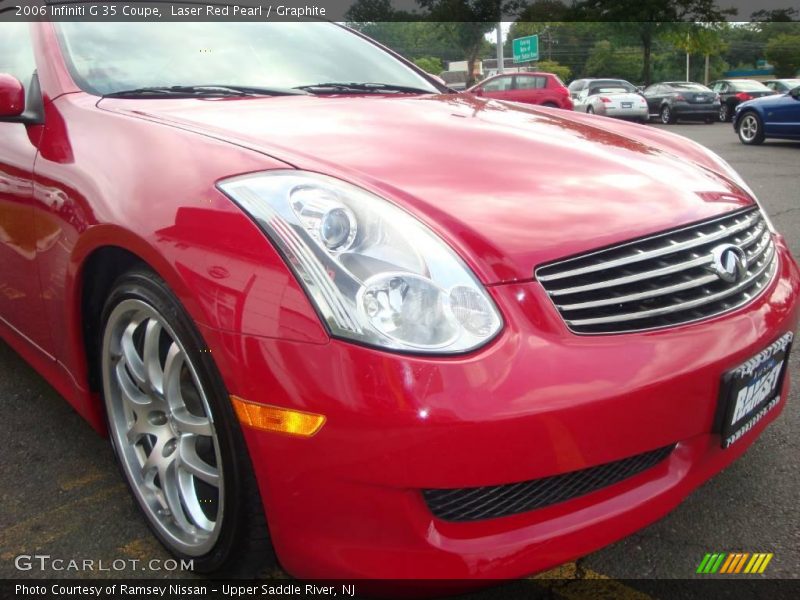 Laser Red Pearl / Graphite 2006 Infiniti G 35 Coupe
