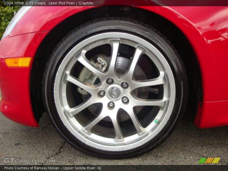 Laser Red Pearl / Graphite 2006 Infiniti G 35 Coupe