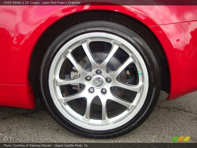Laser Red Pearl / Graphite 2006 Infiniti G 35 Coupe