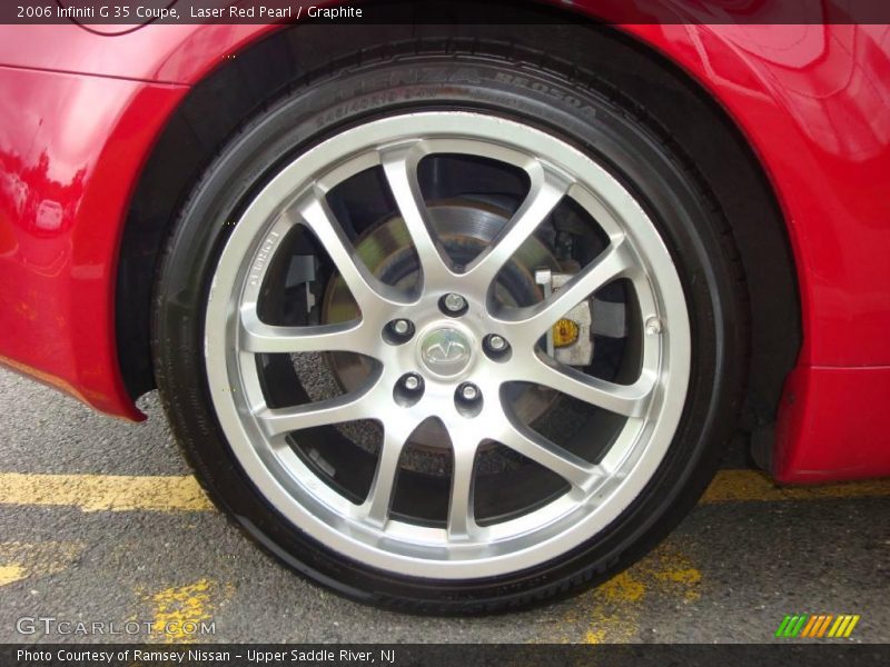 Laser Red Pearl / Graphite 2006 Infiniti G 35 Coupe