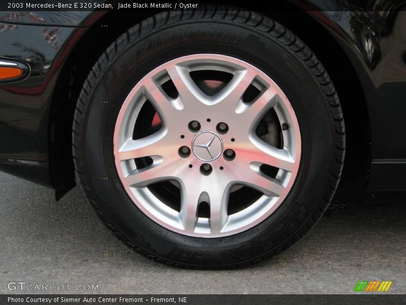 Jade Black Metallic / Oyster 2003 Mercedes-Benz E 320 Sedan