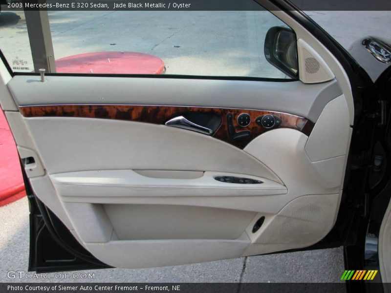 Jade Black Metallic / Oyster 2003 Mercedes-Benz E 320 Sedan