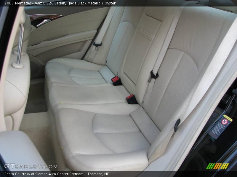Jade Black Metallic / Oyster 2003 Mercedes-Benz E 320 Sedan
