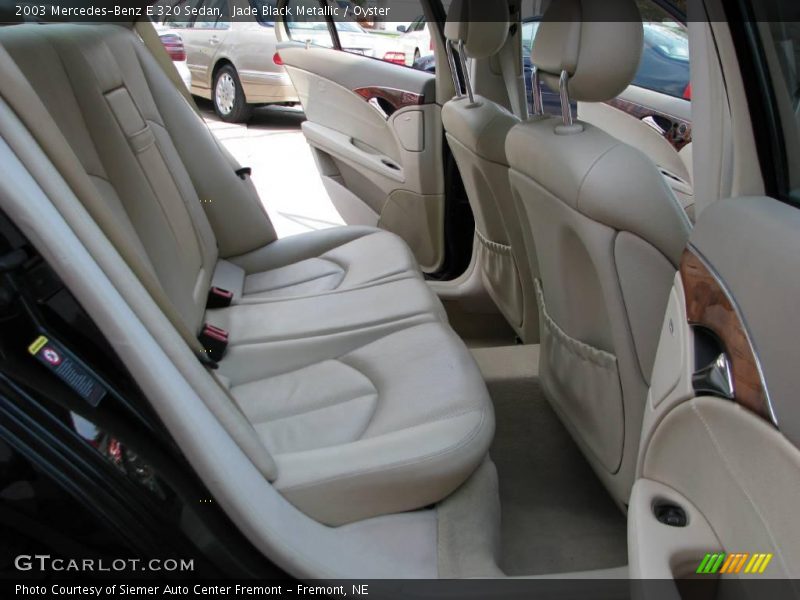 Jade Black Metallic / Oyster 2003 Mercedes-Benz E 320 Sedan