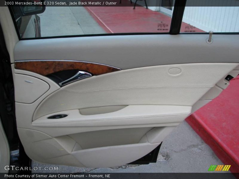 Jade Black Metallic / Oyster 2003 Mercedes-Benz E 320 Sedan