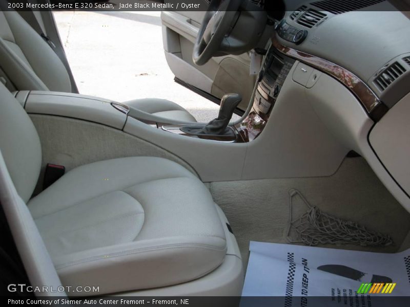 Jade Black Metallic / Oyster 2003 Mercedes-Benz E 320 Sedan