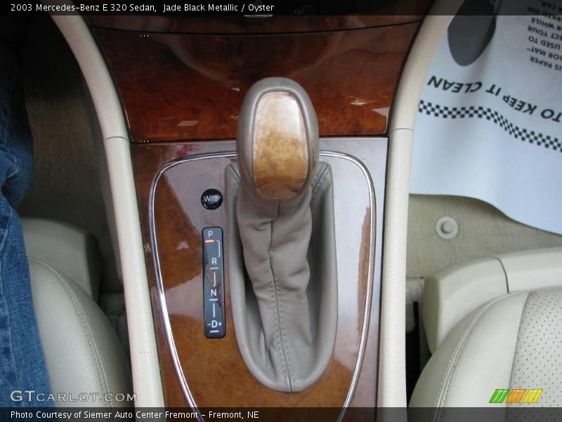 Jade Black Metallic / Oyster 2003 Mercedes-Benz E 320 Sedan