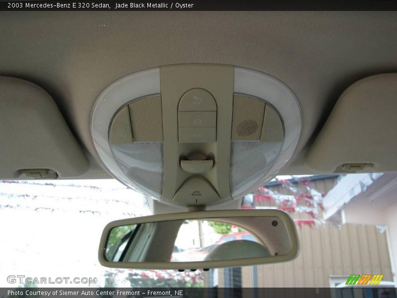 Jade Black Metallic / Oyster 2003 Mercedes-Benz E 320 Sedan