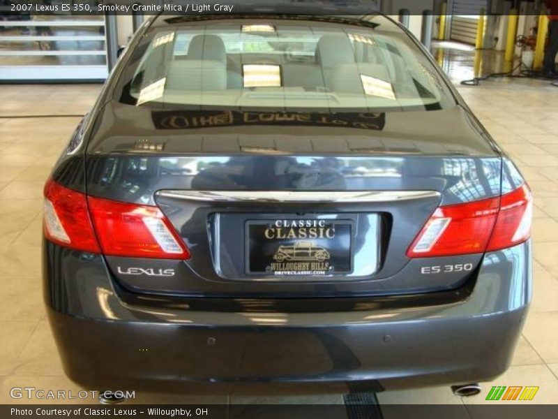 Smokey Granite Mica / Light Gray 2007 Lexus ES 350