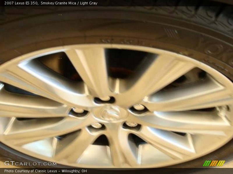Smokey Granite Mica / Light Gray 2007 Lexus ES 350