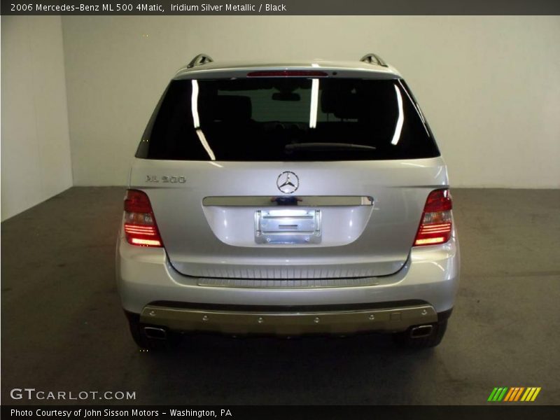 Iridium Silver Metallic / Black 2006 Mercedes-Benz ML 500 4Matic