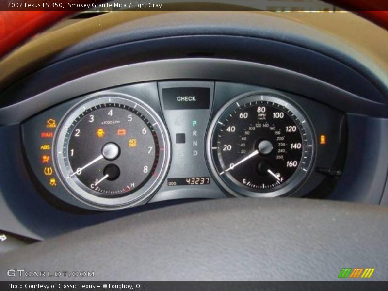 Smokey Granite Mica / Light Gray 2007 Lexus ES 350