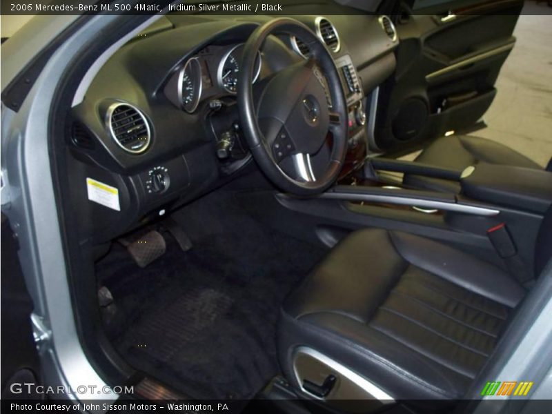 Iridium Silver Metallic / Black 2006 Mercedes-Benz ML 500 4Matic