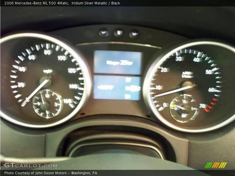 Iridium Silver Metallic / Black 2006 Mercedes-Benz ML 500 4Matic