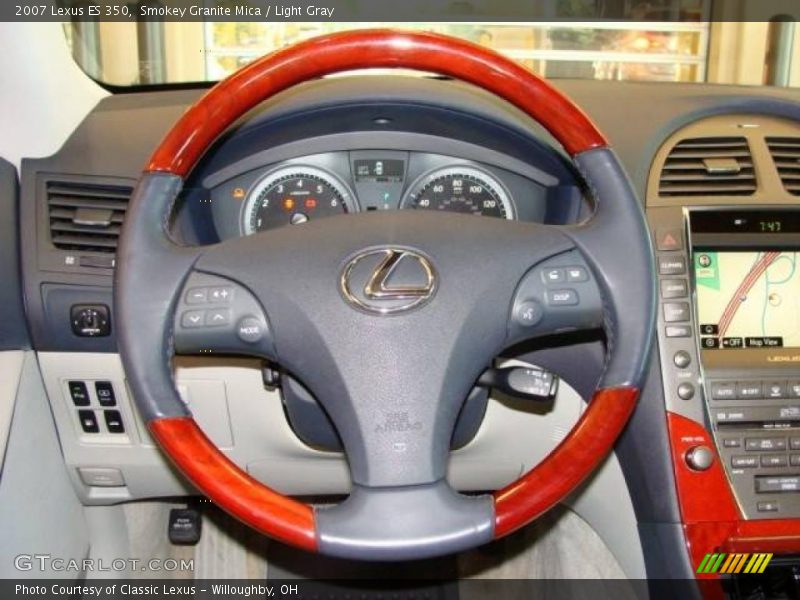 Smokey Granite Mica / Light Gray 2007 Lexus ES 350
