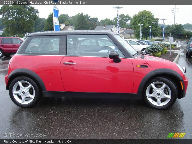 Chili Red / Black/Panther Black 2006 Mini Cooper Hardtop