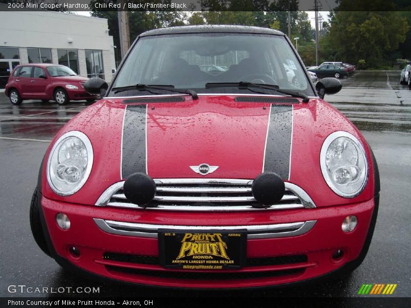 Chili Red / Black/Panther Black 2006 Mini Cooper Hardtop