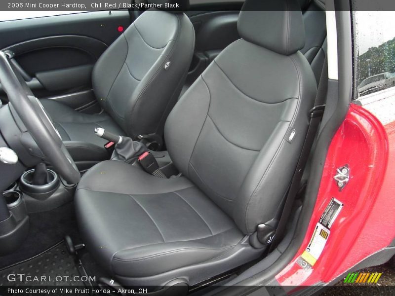 Chili Red / Black/Panther Black 2006 Mini Cooper Hardtop