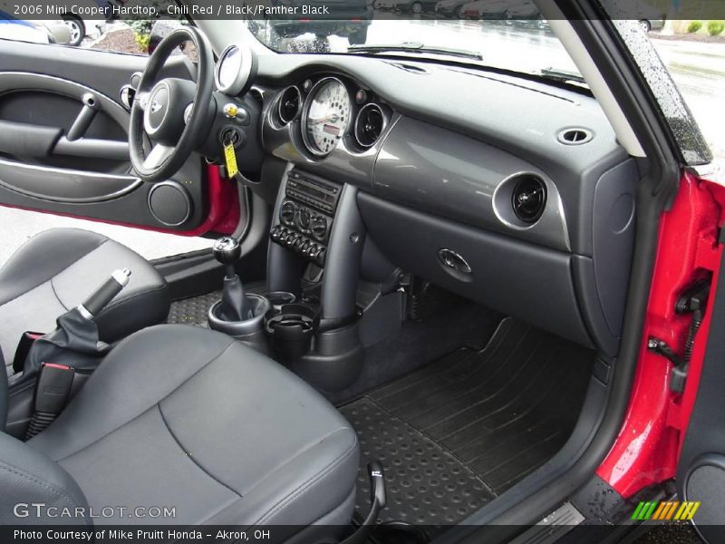 Chili Red / Black/Panther Black 2006 Mini Cooper Hardtop