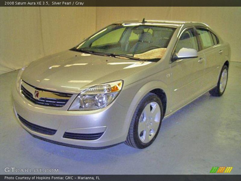 Silver Pearl / Gray 2008 Saturn Aura XE 3.5