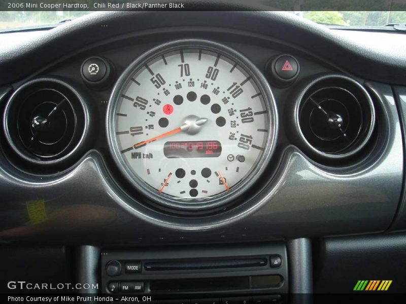 Chili Red / Black/Panther Black 2006 Mini Cooper Hardtop