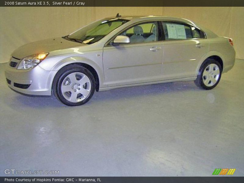 Silver Pearl / Gray 2008 Saturn Aura XE 3.5