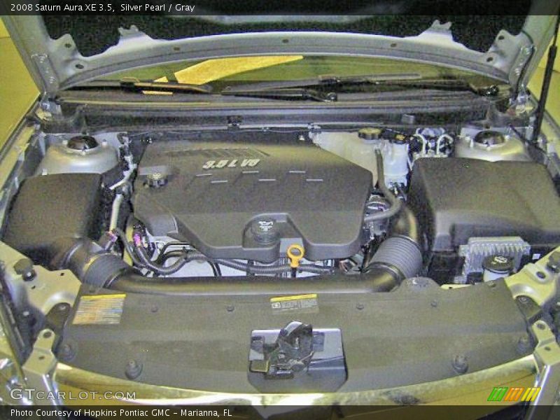 Silver Pearl / Gray 2008 Saturn Aura XE 3.5