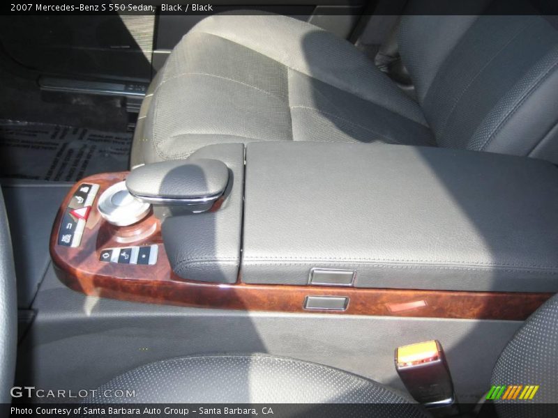 Black / Black 2007 Mercedes-Benz S 550 Sedan
