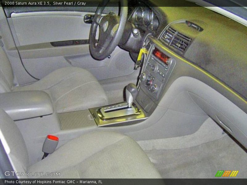 Silver Pearl / Gray 2008 Saturn Aura XE 3.5