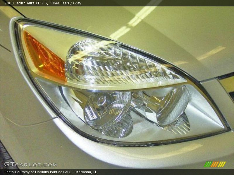 Silver Pearl / Gray 2008 Saturn Aura XE 3.5